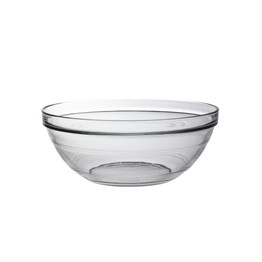 Lys Stackable Clear Glass Bowl 23cm