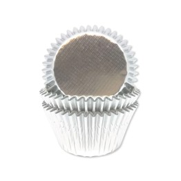 Silver Foil Cupcake Cases (75)