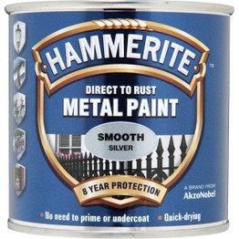 Hammerite Direct to Rust Metal Paint Smooth Silver