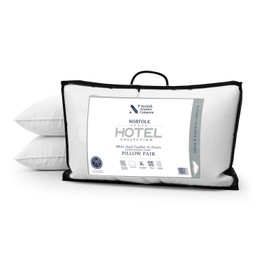 Norfolk 5* Hotel Collection Duck Feather & Down Pillow Pair