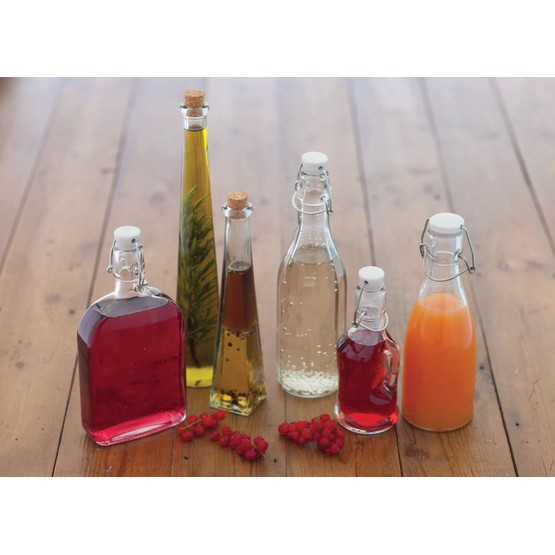 KitchenCraft Glass Cordial Bottle 500ml