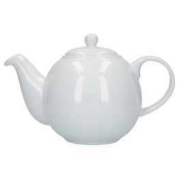 London Pottery Globe 6 Cup Teapot - White