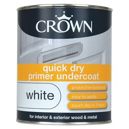 Crown Quick Dry Primer Undercoat White Paint