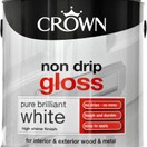 Crown Non Drip Gloss White Paint additional 2