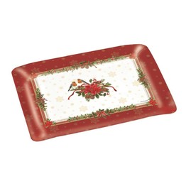 Stow Green Christmas Red Robin Scatter Tray 22x16cm