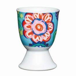 KitchenCraft Floral Flower Porcelain Egg Cup
