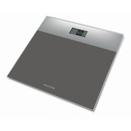 Salter Digital Bathroom Scales Glass - Silver 9206SVSV3R