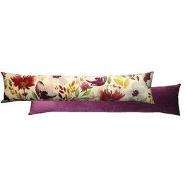 Draught Excluder Purple Floral T257