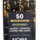 Noma Copper Wire Light Chain 50 LED 6817127 Battery Powered additional 3