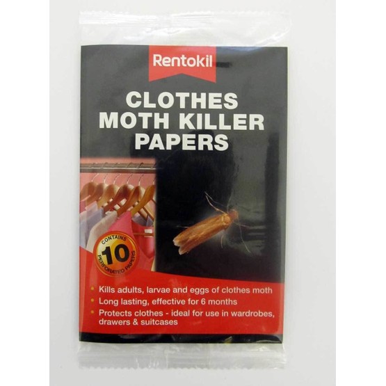 Rentokil Clothes Moth Killer Papers FA115