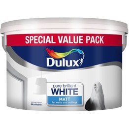 Dulux Pure Brilliant White Matt Paint 7ltr