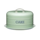 KitchenCraft Living Nostalgia Sage Green Domed Cake Tin additional 1