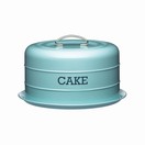 KitchenCraft Living Nostalgia Vintage Blue Domed Cake Tin additional 1