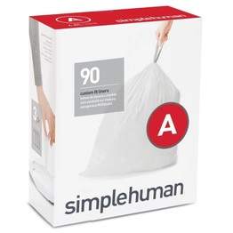 Simplehuman Bin Liners (A) 4.5ltr Bulk Pack of 90 CW0250
