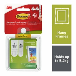 Command Picture Hanging Strips Small/Med Combi Pack 17203