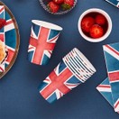 Union Jack Paper Cups 8 Pack additional 1