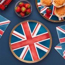 Union Jack Paper Plate 8 Pack additional 1