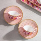 Maxwell & Williams Teas & C's Kasbah Rose 85ml Espresso Cup and Saucer Set additional 2