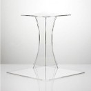 Juliette Clear Acrylic Square 2 Tier Cake Stand additional 2