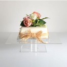 Clear Acrylic Square Pedestal Cake Stand additional 5