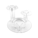 The Mushroom Clear Acrylic 3 Tier Cake Display Stand additional 1