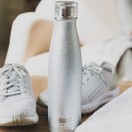 Built 500ml Double Walled Stainless Steel Water Bottle Silver Glitter additional 3