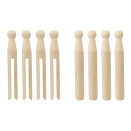 Elliott Traditional Wooden Clothes Pegs Dolly 24pack