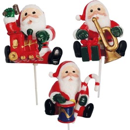 Christmas Figures Santa Claus & Gift Picks F334