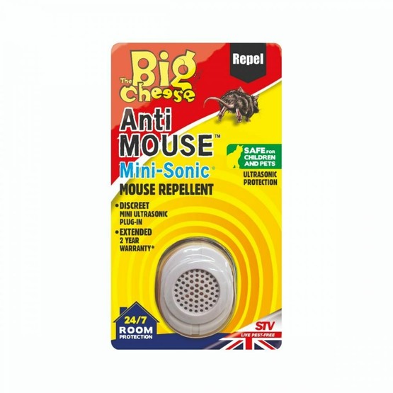 Big Cheese Anti Mouse Mini-Sonic Mouse Repellent STV826