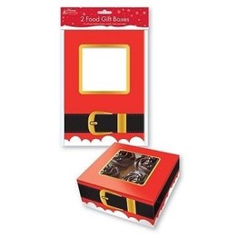 Christmas Cake Box Santa Belt XPABOX - Pack of 2