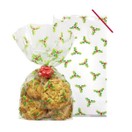 Christmas Cello Treat bags with Twist Ties Holly Print( 20) additional 1
