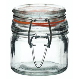 Kitchencraft Mini Glass Jar Clip Top 120ml