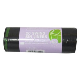 BPI Swing Bin Liners 50ltr (20)