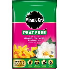 Miracle-Gro® Peat Free Premium Azalea, Camellia & Rhododendron Ericaceous Compost 40Ltr