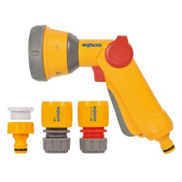 Hozelock Soft Touch Multi Spray Gun and Fittings 2343