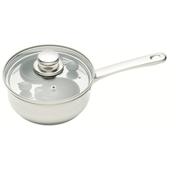 KitchenCraft Clearview Two Hole Egg Poacher 16cm