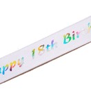 Ribbon Happy Birthday 18th 20mm additional 2