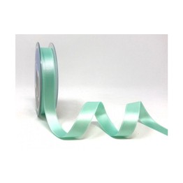 Ribbon Double Faced Satin Aqua Safisa 15mm