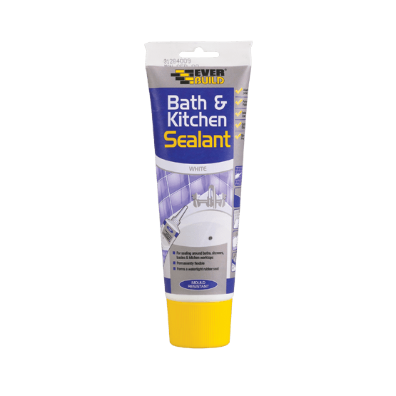 Everbuild Bath & Kitchen Sealant White C2 Tube