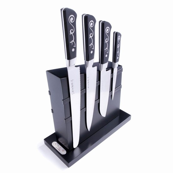 I.O Shen Knife Block Set & 4 knives