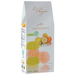 Italian Jellies with Fruit Juices Oranges & Lemons 200g