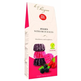 Italian Jellies with Fruit Juices Blackberry & Raspberry 200g