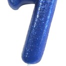 Numeral Moulded Pick Party Candles Blue additional 9
