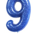 Numeral Moulded Pick Party Candles Blue additional 11