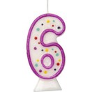 Numeral Birthday Cake Candle Purple additional 6