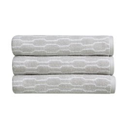 Christy Lumo Jacquard Towels Dove Grey