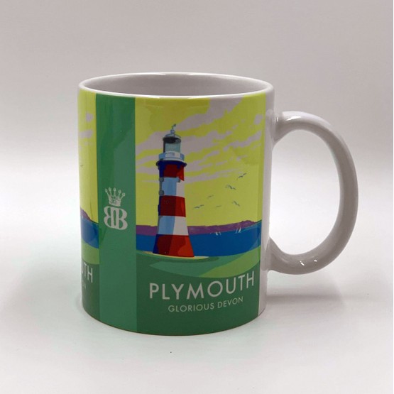 Becky Bettesworth Design Plymouth Hoe Mug