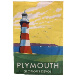 Becky Bettesworth Design Plymouth Hoe Tea Towel