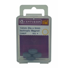 Isotropic Ferrite Magnet 14mm X 5mm (4) CA82P