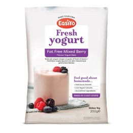 EasiYo Fat Free Mixed Berry Yogurt Mix